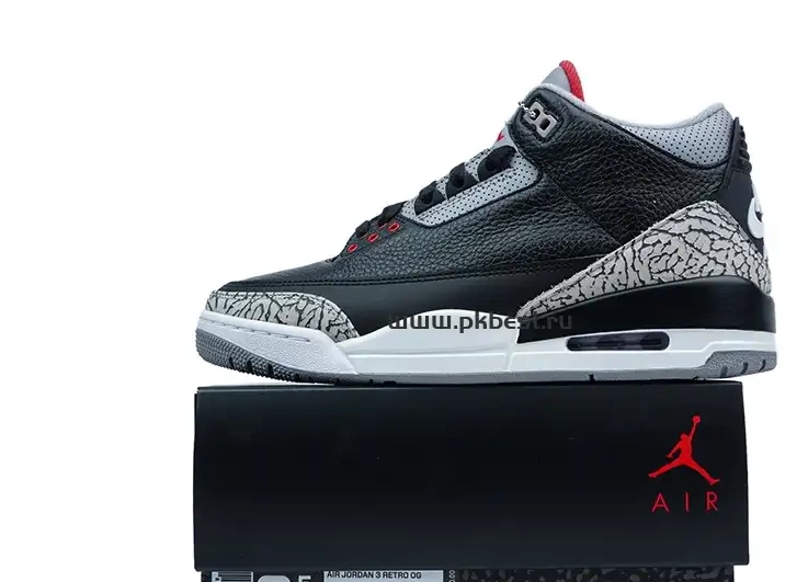 Cement Retro SHIP TO PK Jordan GOD READY Air 3 RETAIL MATERIALS Black 0517